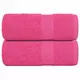 Vidaxl vidaXL Brisače za goste, 2 kosa, roza, 30 x 50 cm, 100 % bombaž