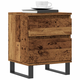vidaXL Nočna omarica Old Wood 40x35x50 cm Inženirski les