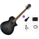 Ibanez AEWC400-TKS Premium SET Transparent Black Sunburst Elektroakustična jumbo