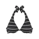 BENCH Bikini zgornji del črna/bela