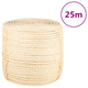 vidaXL Vrv iz 100 % sisala 8 mm 25 m