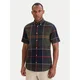 Barbour Srajca Douglas mornarska/oliva/rdeča/bela