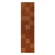 Ročno tkan volnen tekač v barvi terakote 60x230 cm Checkerboard – Flair Rugs