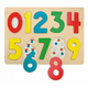 Woody Puzzle na ploči Brojevi s bubamarama.