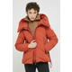 Pernata jakna After Label za žene, boja: crvena, za zimu