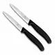 Victorinox kuhinjski nož set reckavi+ravni crni