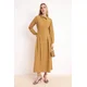 Trendyol Modest Ženska haljina Tctss26Eb00024, Smeđa