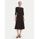 Rinascimento Cocktail obleka CFC0131140003 Temno rjava Regular Fit