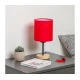 Brilagi - Stona lampa NUBILA WOOD 1xE27/25W/230V hrast/crvena