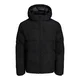 Jack & Jones JJEBECKS PUFFER SN ( PACK F12 + P12) Črna