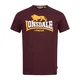 Lonsdale London Majica Holmpton rumena/bordo/bela