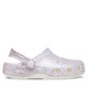 CROCS Natikači Classic Fantasy Glitter Clog K 212561 Bela