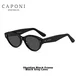 Caponi Unisex naočare za sunce, Crne