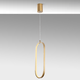 Opviq Luster Can 13561, Metalni, 16W LED, Zlatna boja