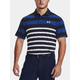 Under Armour Playoff 3.0 Stripe Polo-NVY