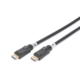 Digitus Digitus DisplayPort Priključni kabel [1x Muški konektor DisplayPort - 1x Muški konektor DisplayPort] 20 m Crna