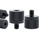 shumee Adapter za redukcijo 1/4 na M6 stativ, aluminijast, črne barve, 20 mm
