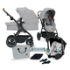 Kinderkraft dječja kolica B-TOUR MINK PRO 3u1, light gray CZM