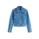 Tommy Jeans Prehodna jakna VIVIANNE moder denim