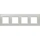 ZAŠČITNI OKVIR LIVING LIGHT 2+2+2+2M LEDENO SIVA LNA4802M4KG