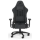 Corsair gaming stol TC100 RELAXED tkanina črno siv