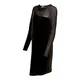 Only Maternity Obleka OLMSMOOTH temno rjava