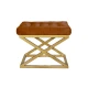 Atelier del Sofa Tabure 50x42x40cm, Zlatno-Terakota