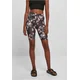 Womens Soft Shorts AOP Cycle Blacksoftflower