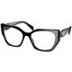 Prada PR18WV 1AB1O1 L (54) Črna/Kristalna