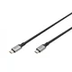 Digitus DB-300443-030-S USB kabel 3 m USB4 Gen 2x2 USB C Črna