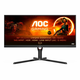 AOC curved gaming monitor 86,4 cm (34,0) U34G3XM/EU 3440x1440 144Hz VA 1ms 2xHDMI DisplayPort HAS  sRGB120% FreeSync Premium HDR10