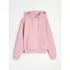Sinsay - Hoodie duks sa džepom i vezenim natpisom - ruža
