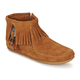 Minnetonka Polškornji CONCHO FEATHER SIDE ZIP BOOT Kostanjeva