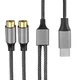 4smarts MatchCord avdio kabel z USB-C na Cinch