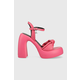 Sandale Karl Lagerfeld ASTRAGON HI boja: ružičasta, KL33715