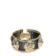 Addicted2 Zapestnica Heritage bracciale placcato oro con teste di leoni zlata/antracit