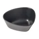Servirna skleda KRIVLJINA 22 cm, črna, kamnita posoda, LIND DNA