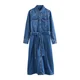 Next Obleka moder denim