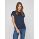 Vila Majica Ellette 14059563 Mornarsko modra Regular Fit