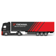 Bburago 1:43 MB Actros Gigaspace/Trailer - Yokohama