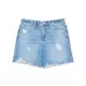 Cropp - Denim kratke hlače z učinkom pranja - modra