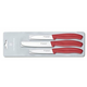 Victorinox set 3 noža za povrće 6.7111.3, crveni