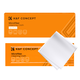 K&F 40pcs* Microfiber Cleaning cloth Kit, 15*15cm, White, Dry, in vacuum