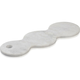 Dekorativni pladenj SKAGEN, 40 cm, siva, marmor, Humdakin