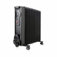 slomart oljni radiator (11 komorni) black & decker 2300w črna