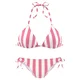 VENICE BEACH Bikini  roza / bela