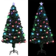 vidaXL Umetna novoletna jelka s stojalom/LED 150 cm 170 vejic
