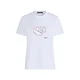 Karl Lagerfeld Majica azur / rosé / črna / bela