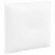 Vidaxl Poglavni vzglavnik Bela 50 x 19 x 45 cm blago