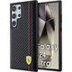 Ferrari FEHCS24LN3DUR S24 Ultra S928 black hardcase Carbon Printed Line (FEHCS24LN3DUR)